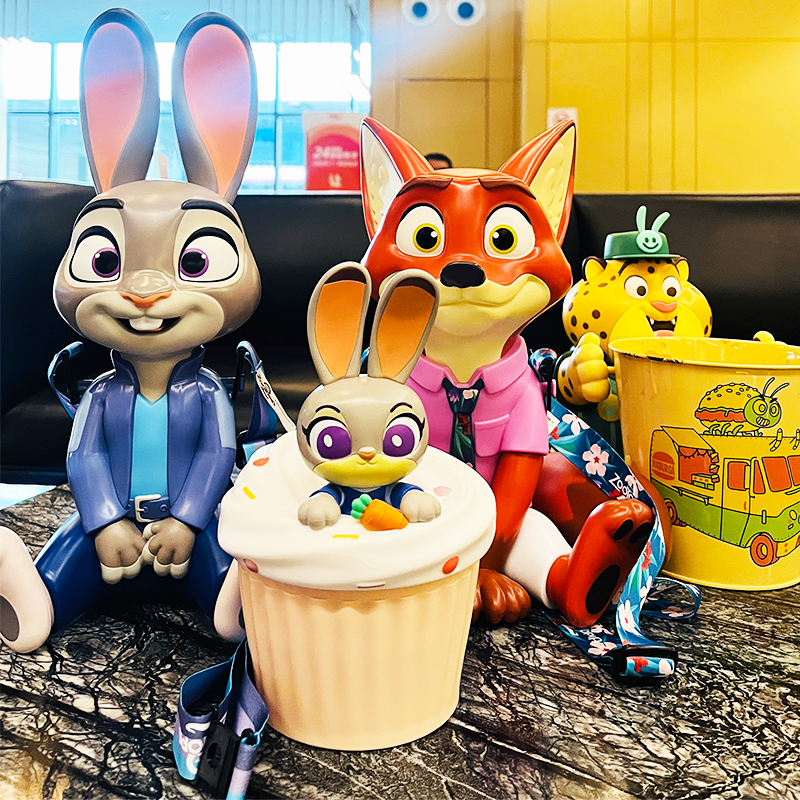 迪士尼疯狂动物水杯联名周边