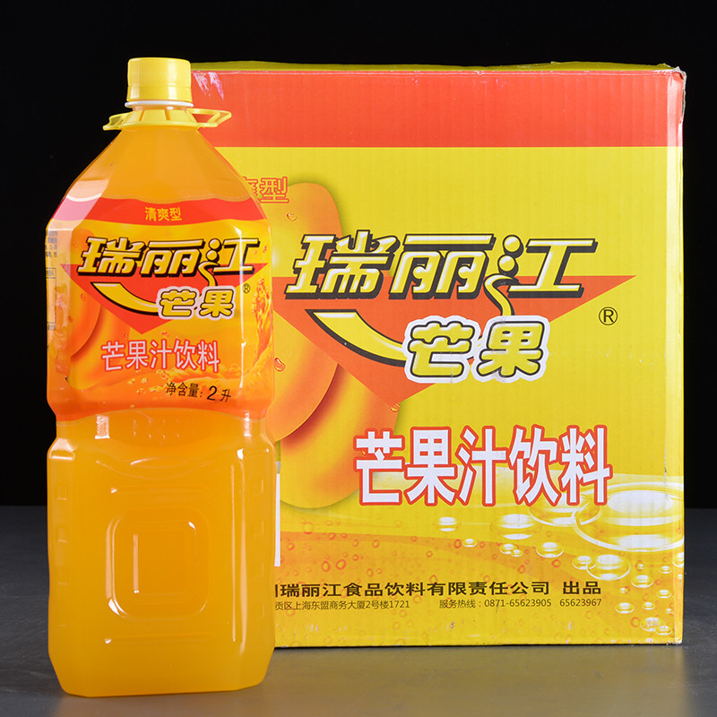 瑞丽江芒果汁2L云南特产清爽酸角汁酸甜果味饮料夏日风味饮料大瓶
