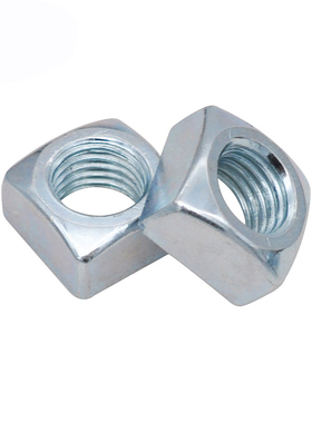 304/316不锈钢镀锌四方螺母M3-M4-M5-M6-M8-M10-M12方螺帽 DIN557