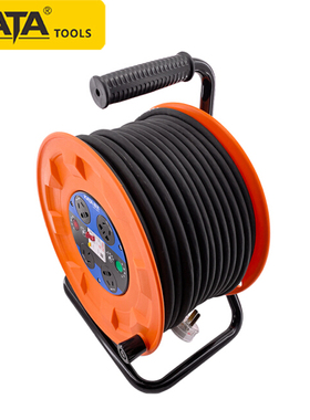 锴达 KATA 移动电缆盘空盘1/2.5平方电线卷线盘带漏电开关KT82210