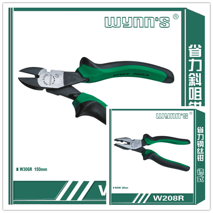 威力狮工具德式省力钢丝钳 尖嘴钳 斜嘴钳W208R。W106RW306