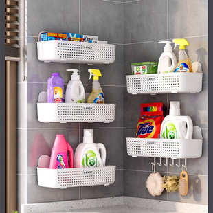 阳台空间利用神器洗衣池台上方置物架滚筒洗衣机上面各种收纳壁挂