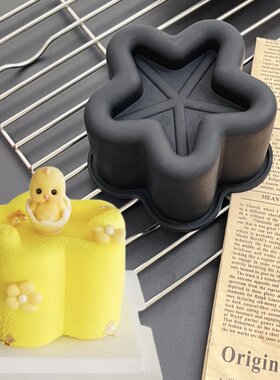 食品级硅胶4寸星星慕斯烘焙模具