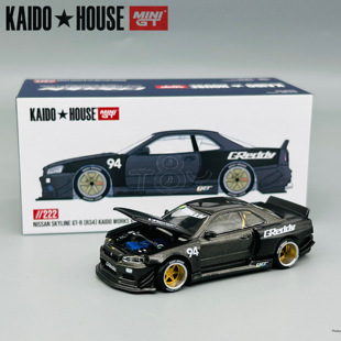 KAIDO HOUSE 1:64 #222 日产尼桑SKYLINE GT-R R34 全碳 合金车模