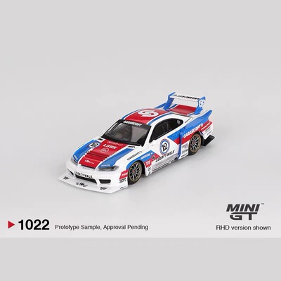 MINIGT 1:64 #1022 liberty walk 宽体改装版 S15 SILVIA合金车模