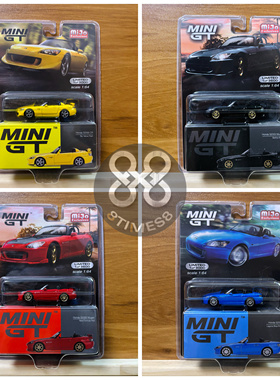 MINIGT 1:64 本田 Honda S2000 AP2 Mugen 合金车模 美版右舵