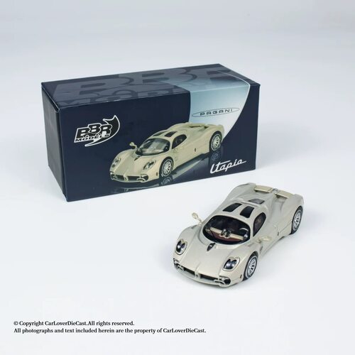 BBR 1:64 帕加尼 乌托邦 灰色 Utopia 合金汽车模型