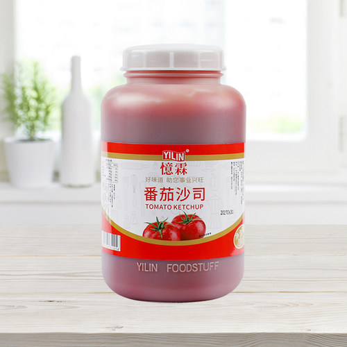 忆霖番茄酱3kg大桶商用装特惠价