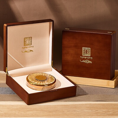 新款高档冬虫夏草包装盒木盒西藏那曲虫草礼品盒木纹虫草礼盒空盒