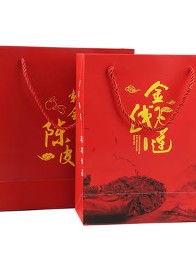 金线莲陈皮手提袋礼品袋包装