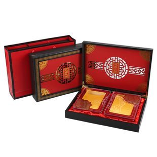 通用双拼名贵礼品包装盒西洋参石斛天麻元贝海参拼装礼品盒空盒子