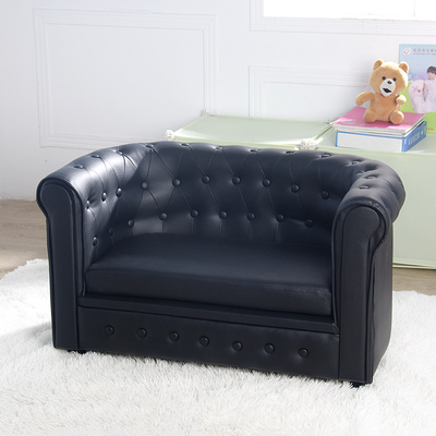 儿童沙发宝宝小沙发单人双人可爱座椅黑色男孩女孩婴儿阅读沙发椅
