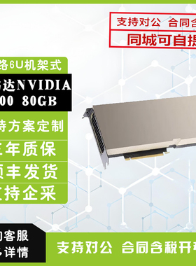 NVIDIA Tesla A100 80G专业计算显卡深度学习运算加速GPU虚拟化