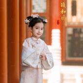 儿童套装 清宫清朝2025新款 明蕴改良旗袍 格格服女童汉服古装 春秋款