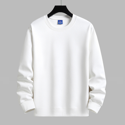 春秋冬卫衣纯色简约圆领套头