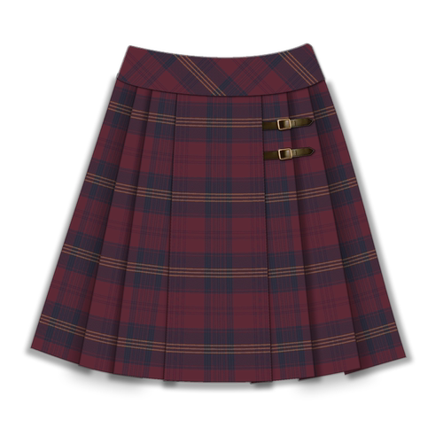 PINOPOCKET口袋商店【麻辣烫】TR平纹前箱褶JK制服裙