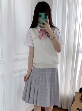 PINOPOCKET口袋商店【小杏芙】tr平纹前箱褶jk百褶裙