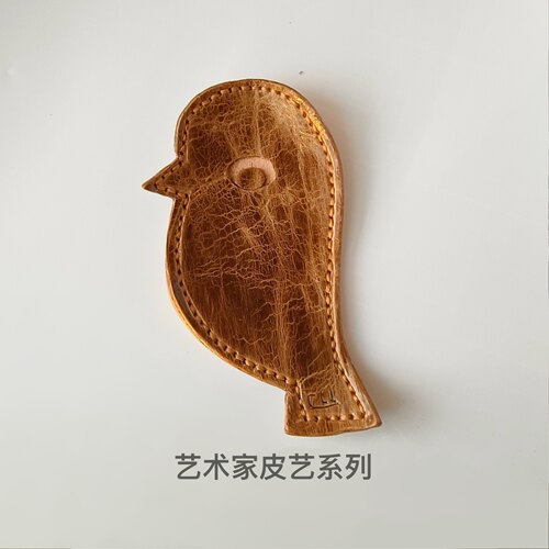 YIROO艺术家原创限量纯手工收纳皮具皮艺皮盘咖啡杯垫首饰整理盘