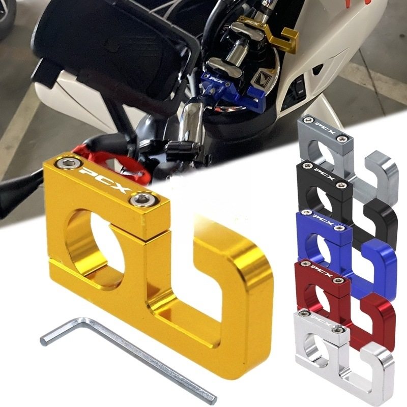 适用本田PCX160 PCX150/125改装车把挂钩 摩托车铝合金置物前挂