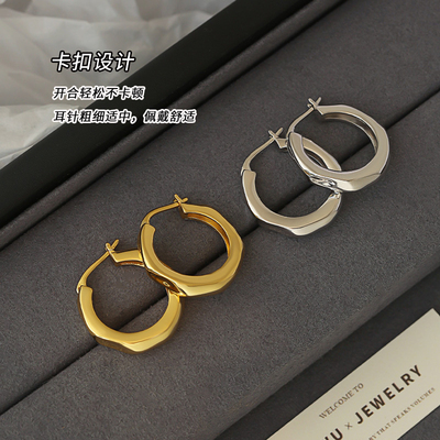 许我耀眼赵露思同款潺流耳圈耳环