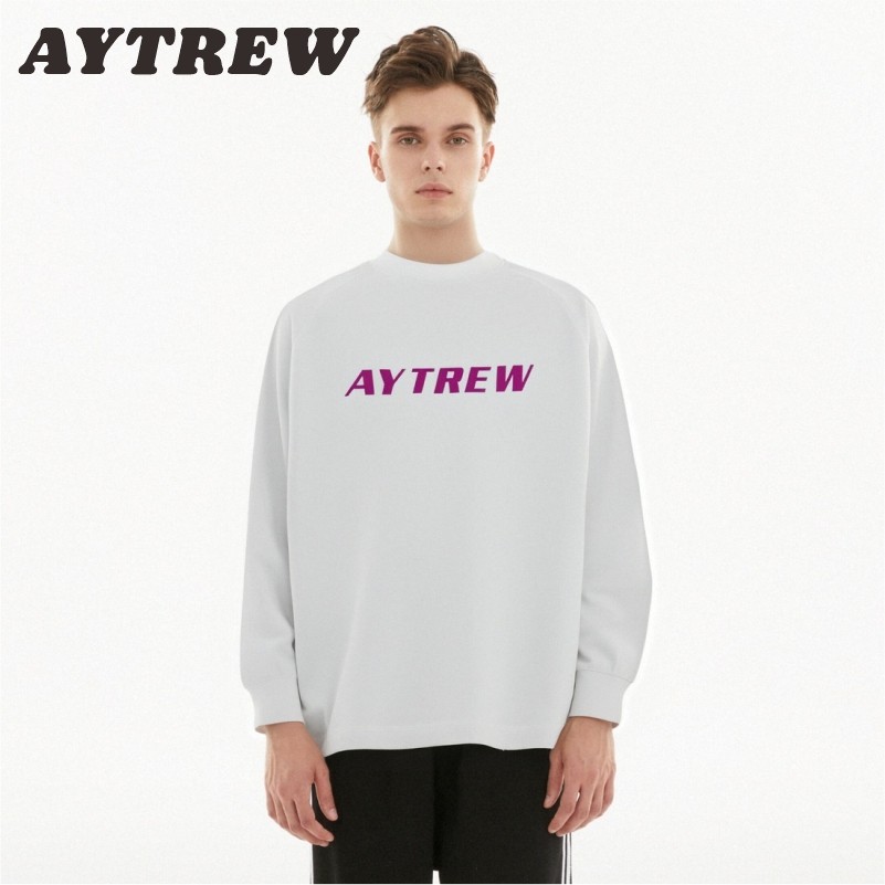 AYTREW 255二十五度半新款2025夏季男女同款长袖T恤宽松休闲上衣