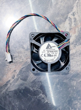 原装台达QFR0612DH 12V 1.10A 6CM双滚珠暴力散热风扇 4线PWM温控