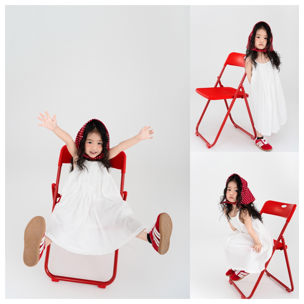 新款儿童摄影简约系童话世界小红帽题材影楼拍摄服装道具