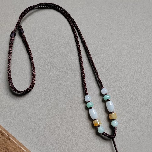 2mm翡翠吊坠绳手工编织玉佩黄金貔貅蜜蜡挂件绳男女挂脖项链绳