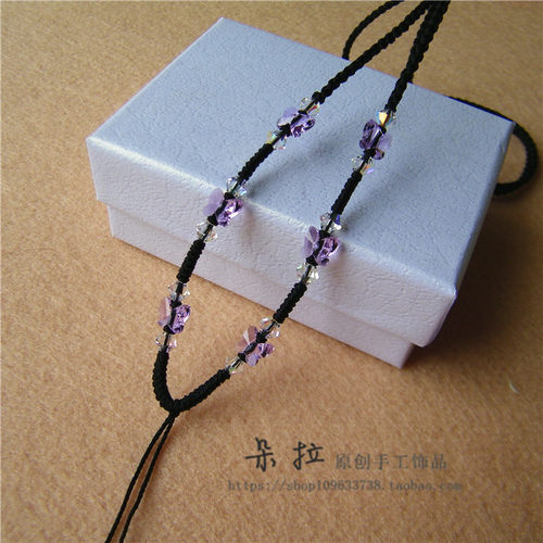黄金翡翠玉器水晶手工吊坠挂绳