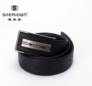 SHERIDAN喜来登男士时尚休闲板扣头层牛皮皮带真皮腰带NL170562S