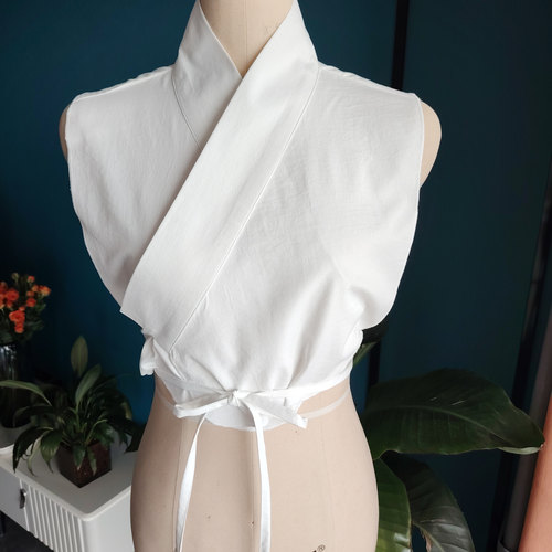 汉服义领假领中衣配饰交领服