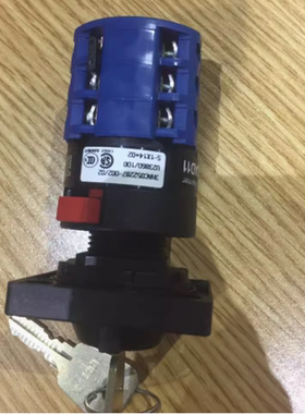 ABB机器人控制柜手自动转换模式开关3HAC052287-002三挡模式开关