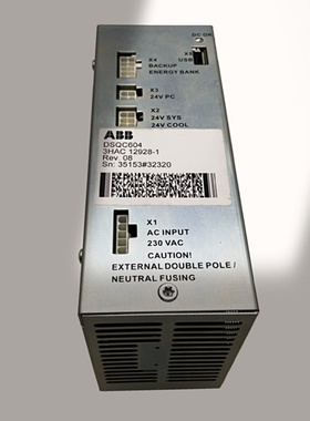 ABB机器人配件DSQC604电源3HAC12928-1控制柜电源模块现货