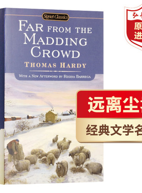 远离尘嚣 英文原版 Far from the Madding Crowd 托马斯哈代Hardy 经典文学名著 女性主义 电影原著课外阅读 搭德伯家的苔丝