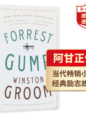 阿甘正传 英文原版 Forrest Gump 经典励志小说 电影原著 Winston Groom 搭四季奇谭 肖申克的救赎 第二十二条军规
