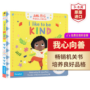 Like 有时我很生气 搭我可以有耐心 儿童情绪管理 我心向善英文原版 英语启蒙绘本 6岁 我喜欢友善 Kind 推拉机关操作书