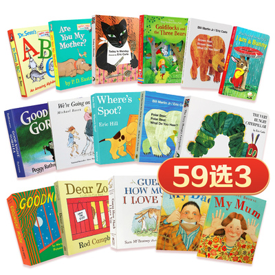 59元任选3件启蒙绘本英文原版