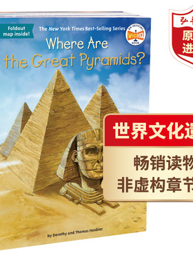 Where is系列6册 英文原版 世界文化遗产精选集 金字塔 巨石阵 罗马斗兽场 泰姬陵 帕特农神庙 桥梁章节书