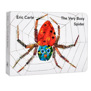 好忙的小蜘蛛 英文原版 The Very Busy Spider 卡尔 启蒙绘本触摸书 吴敏兰推荐书单 搭好饿的毛毛虫 好安静的蟋蟀 棕熊你在看什么