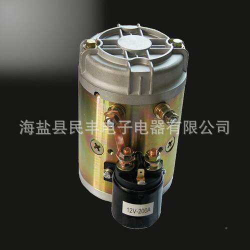 24V .2KW 45英寸11662mm 渣土车自车电机4 液压油泵马达卸 动力元