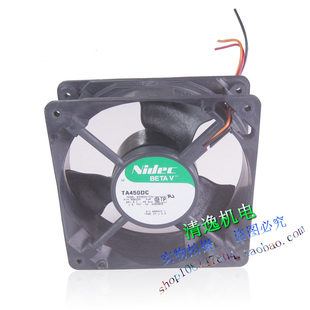 B33534 33A 3线 NIDEC 12038 变频器机箱风扇 双滚珠 24V TA450DC