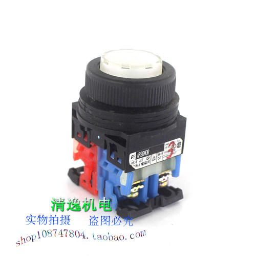 正品现货 富士 AR30M0R 自动复位按钮开关 Ф30孔径  1开1闭 白色