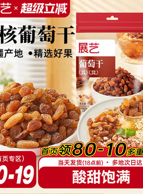 展艺葡萄干100g无核纯甜