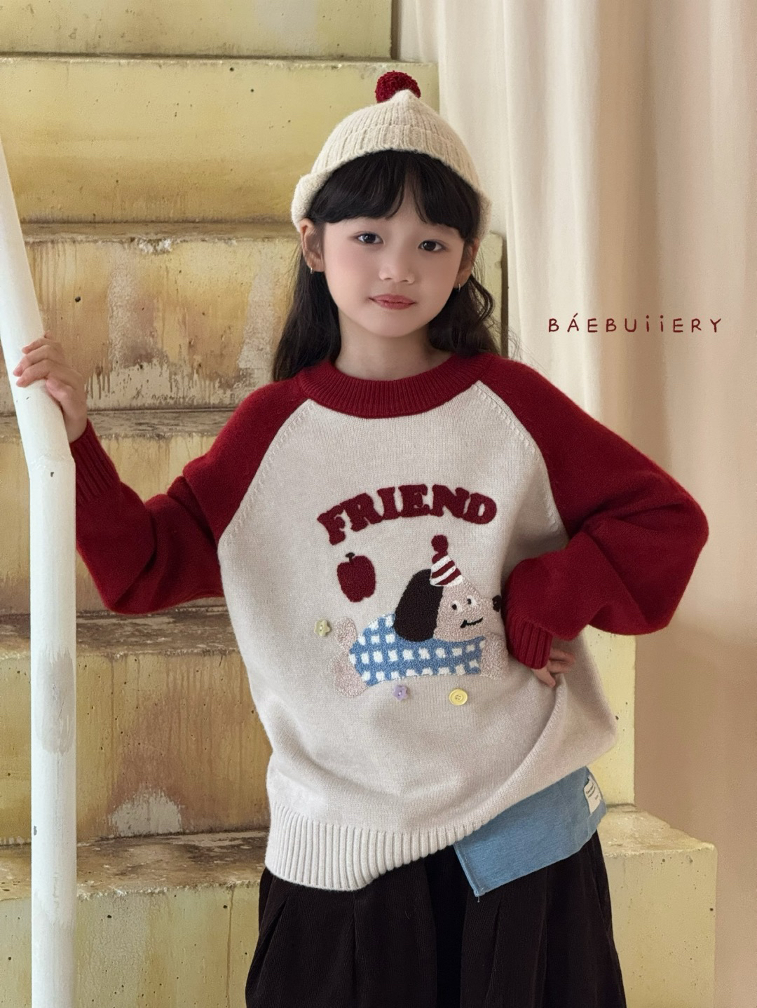 2025专柜正品 秋冬新款男女童羊毛衫 小童毛衣52676