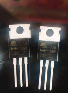 肖特基三极管 MBR20100CT 大芯片/100V TO-220铁头20A 100V