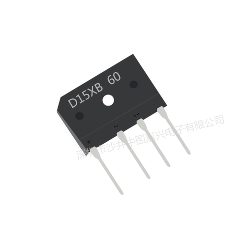 D15XB60 整流桥堆 15A 600V 扁桥 DIP-4 全新现货
