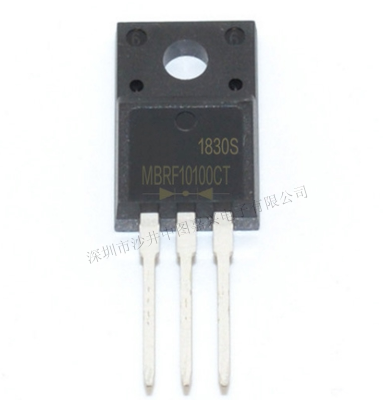全新直插 MBRF10100CT 肖特基三极管 10A 100V TO-220F塑封