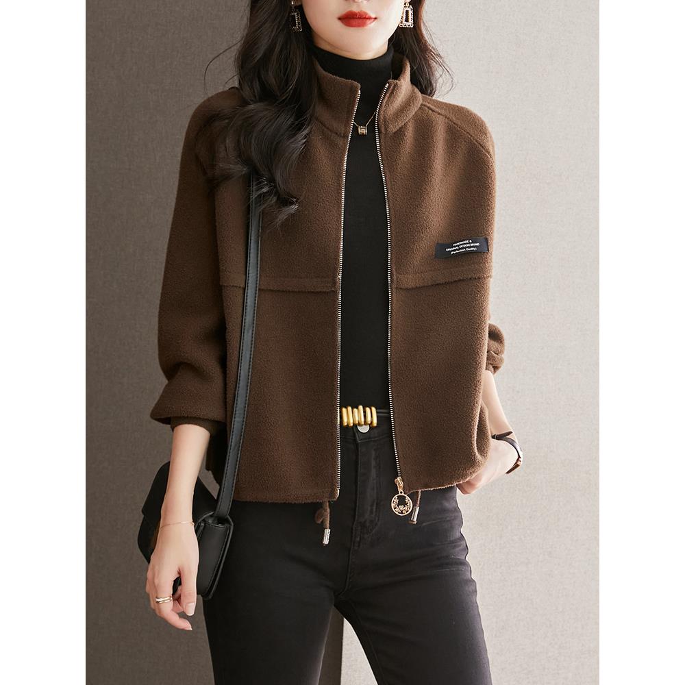 春秋毛呢外套女短款开衫2025新款今年流行爆款高级感时尚长袖外搭