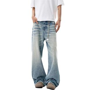 长裤 美式 型夏季 2021M版 cleanfit战斗牛王微喇冰蓝牛仔裤