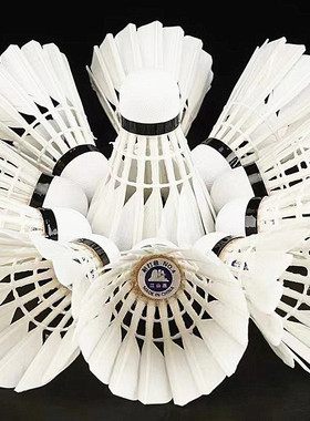 羽毛球正品江山燕耐打4号狂抽不烂球专业场馆比赛训练羽毛球包邮